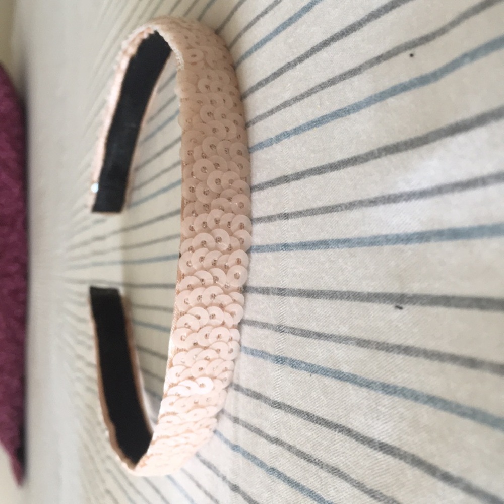 Pink sequins headband